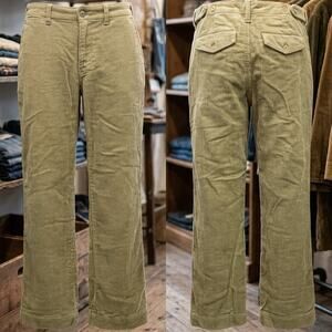 Vintage Ralph Lauren Polo Corduroy Khaki Slacks Boys Size 10 26x25